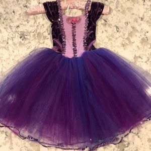Girls Princess Rapunzel Costume Dress